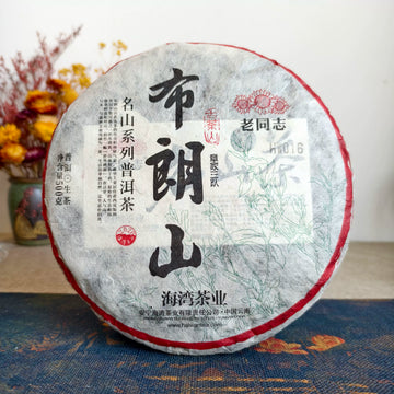 2023 old comrade Brown Mountain Zhangjia third team ancient tree Pu'er tea raw tea 500g