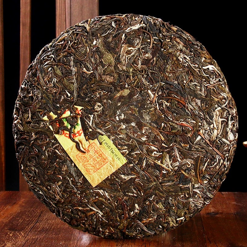 Zhongcha Pu'er Tea 2022 Zhongcha Mingshan Phoenix Nest Yunnan Pu'er Tea Raw Tea Cake Tea 357g/cake