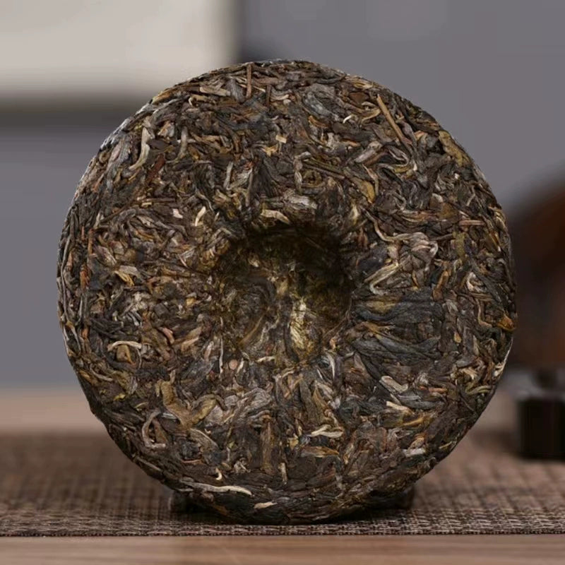 Bingzhongdao 2021 old tree round tea, Pu'er tea raw tea cake 200g/cake