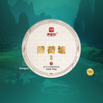 Hongpu No. 2024 Spring Collection Abuse Field Mint Pond Raw Tea Yunnan Yiwu High Pole Ancient Tree Pure Material